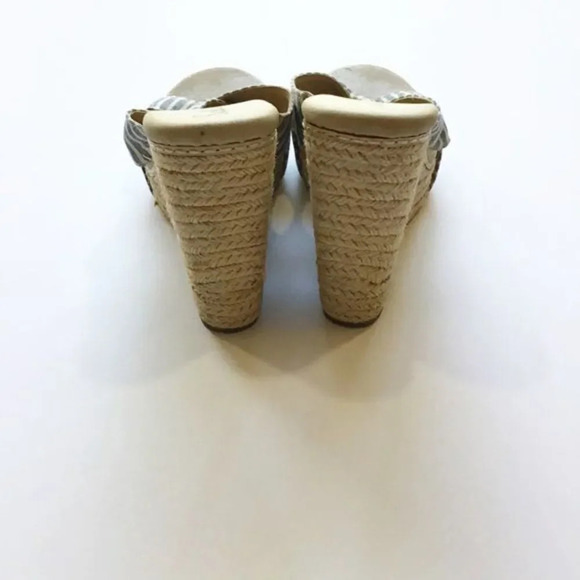 Splendid Kutie Wedge Striped Sandals 8.5 - Picture 6 of 8